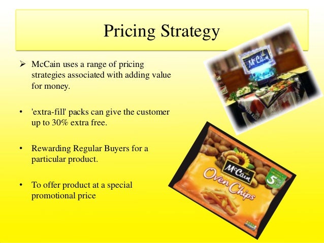 Mccain foods marketing plan mccain india marketing
